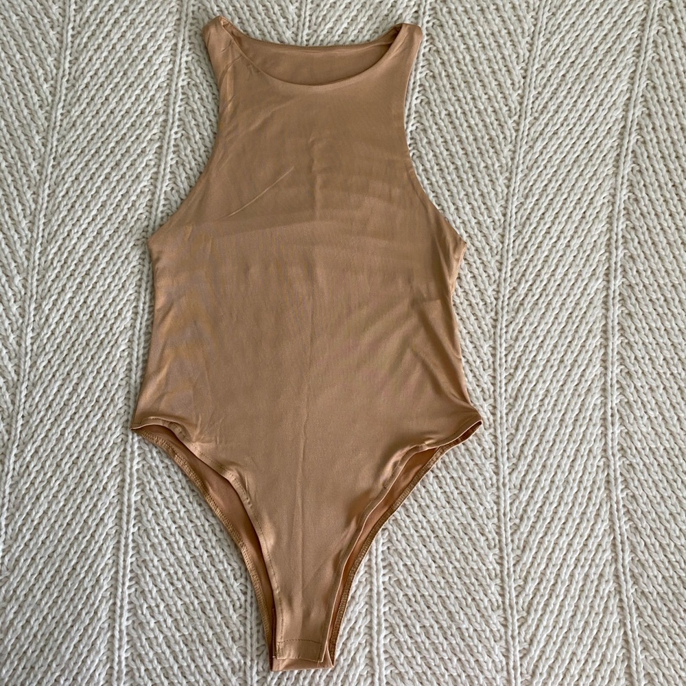 Beige bodysuit